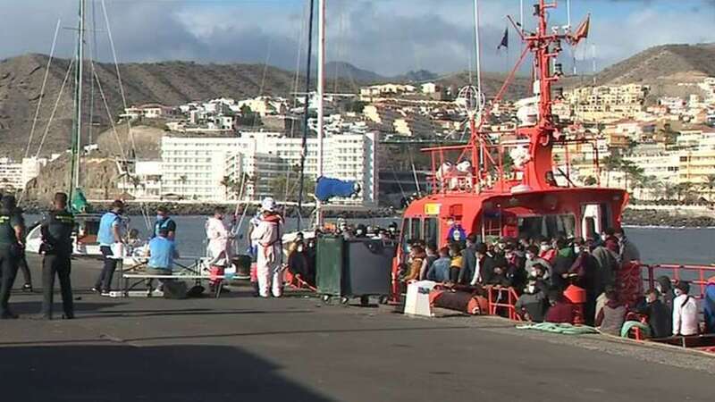 Uno de los rescates de las últimas horas en Canarias/Fotograma RTVC.